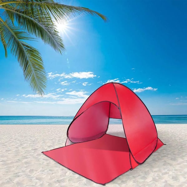 テント/タープ BEAMS - CHUMS By JOURNAL STANDARD POPUP SUNSHADE ITOPFOX 5.41 ft. x 4.92 ft. Pop Up Beach Tent Sun Shade