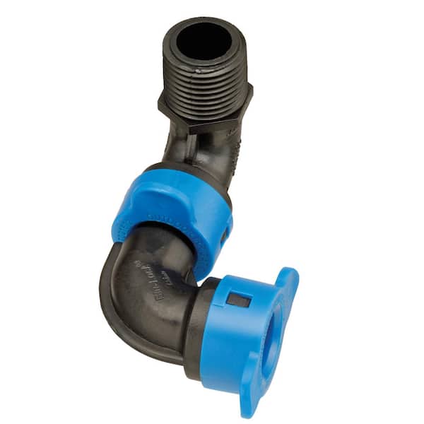 Orbit 1/2 in. Blu-Lock 3X x MPT Swing Joint