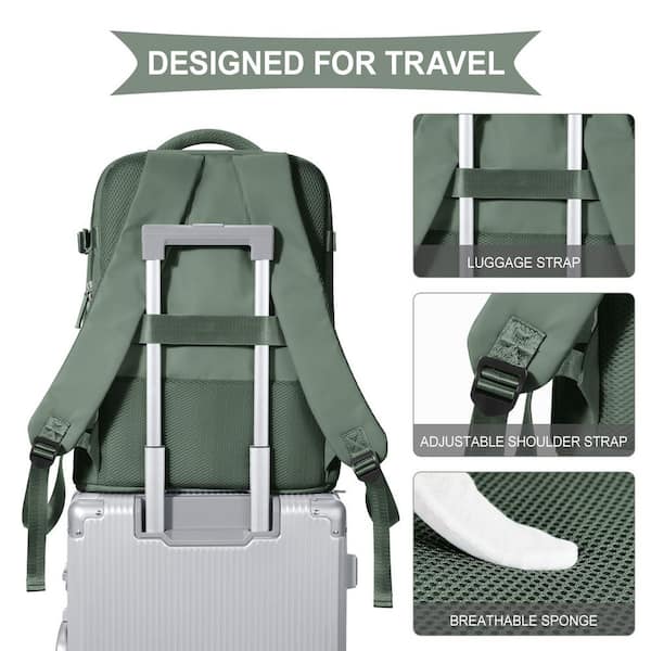 Wudkey Waterproof Travel Backpack for Women Men,Carry on Backpack