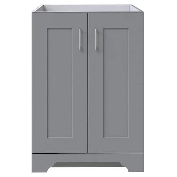 Home Decorators Collection Hawthorne 24 in. W x 21.75 in. D x 34 in. H Bath Vanity Cabinet without Top in Twilight Gray