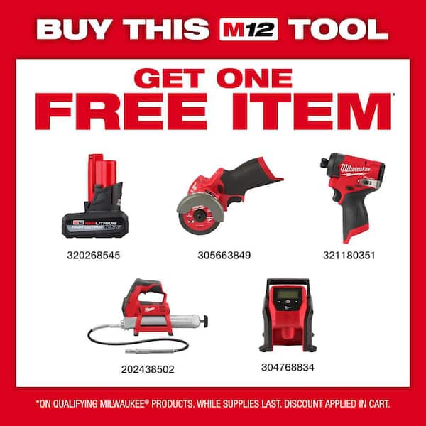 M12 FUEL 12-Volt Li-Ion Brushless Cordless 6 in. Random Orbital Sander Kit (3/16 in) w M12 XC 5.0Ah & CP 2.5Ah Batteries