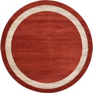 Del Mar Maria Terracotta 6' 0 x 6' 0 Round Rug