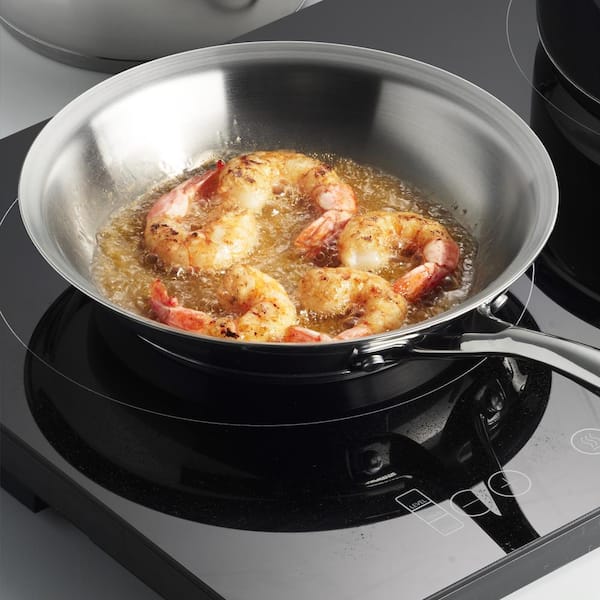 Tramontina Gourmet Tri-Ply Clad Helper Handle Frying Pan, 12 in - Kroger