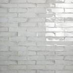 Moze Gray 3 in. x 12 in. 9 mm Ceramic Wall Tile (22-Piece) (5.38 sq. ft./ Box)