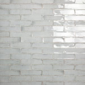 Moze Gray 3 in. x 12 in. 9 mm Ceramic Wall Tile (22-Piece) (5.38 sq. ft./ Box)