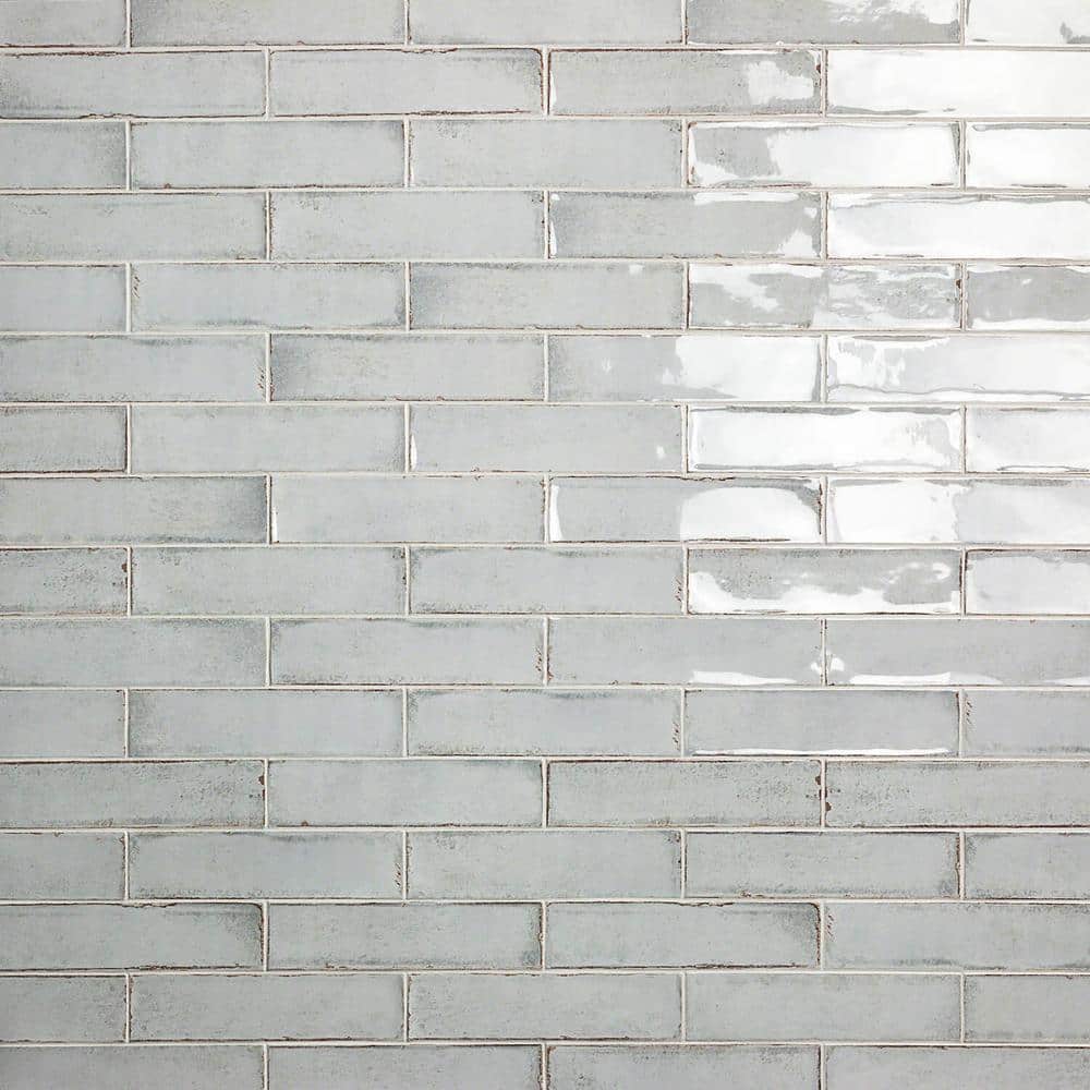 Ivy Hill Tile Pallet of Moze Gray 3 in. x 12 in. Polished Ceramic Wall ...