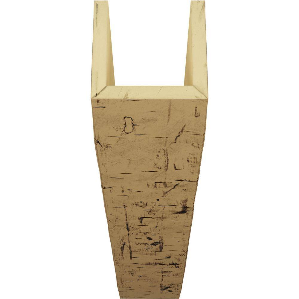 Natural Golden Oak Hand Hewn Faux Wood Ceiling Beam