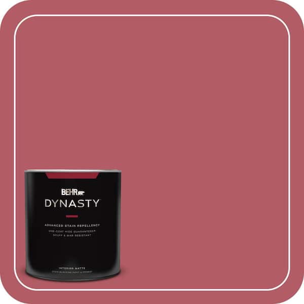 BEHR DYNASTY 1 qt. #BIC-33 Cinnamon Candle Matte Stain-Blocking Interior Paint and Primer