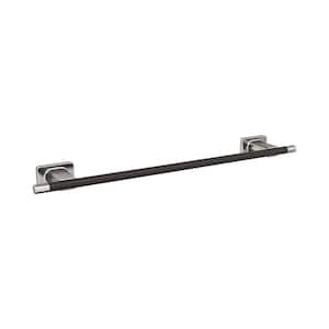 Esquire 18 in. (457 mm) L Towel Bar in Brushed Nickel/Oil-Rubbed Bronze