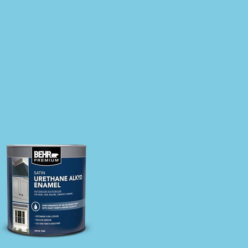 1 qt. #P490-3 Big Chill Satin Enamel Urethane Alkyd Interior/Exterior Paint price history on PriceWatchPro