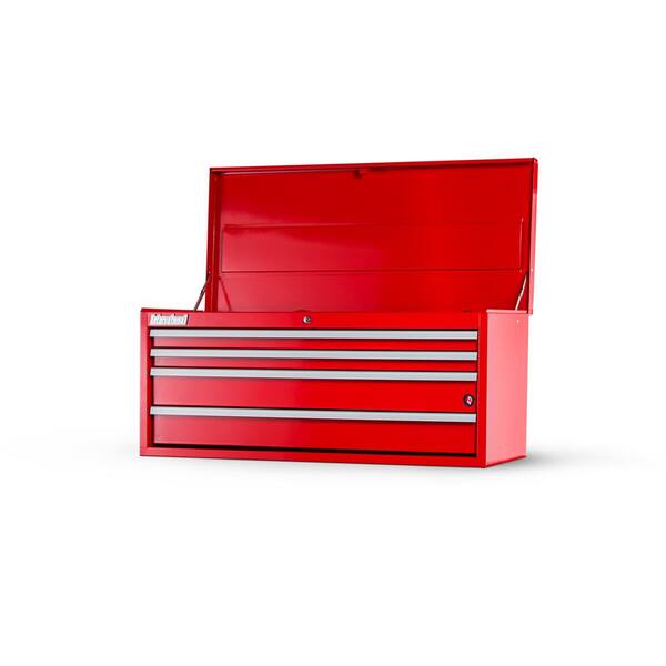 International Workshop Series 42 in. 4-Drawer Top Chest in Red