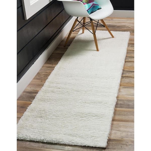Solo Calabasas Snow White 2' 2 x 13' 0 Runner Rug