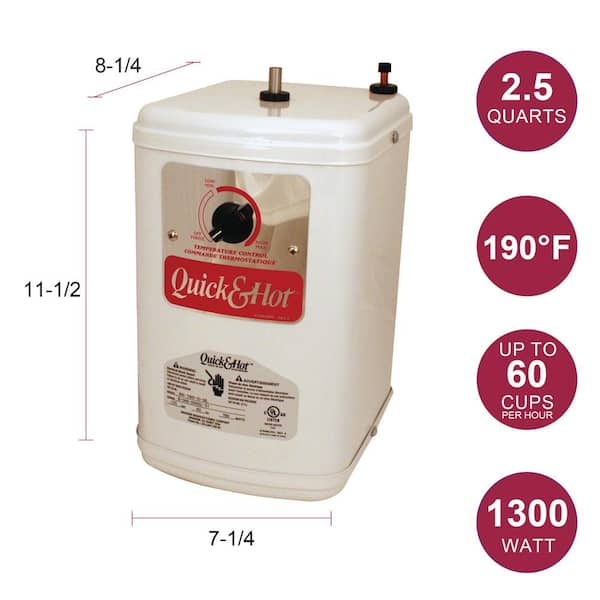Westbrass CO141-62 Victorian 9" 2-Handle Hot And Cold Water Dispenser