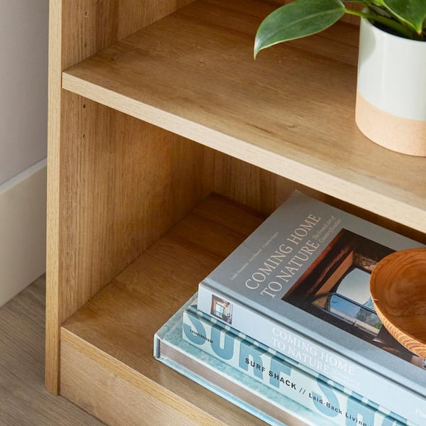 Light oak effect bookcase discount
