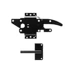 10.75 in. x 5.5 in. Black Stainless Steel Standard 2-sided Post Latch