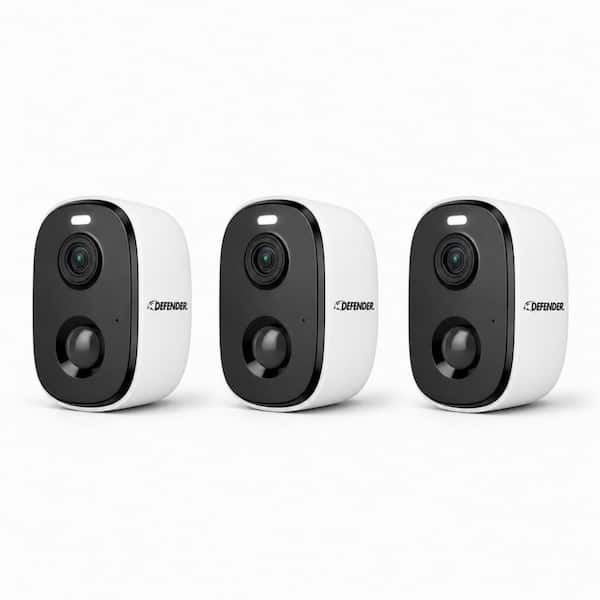AI 2.5K GO 24/7 Recording (AOV) Wireless Battery Operated Camera, 3 pk