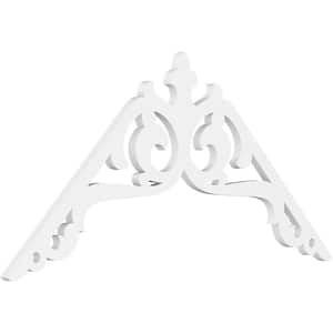 1 in. x 48 in. x 24 in. (12/12) Pitch Amber Gable Pediment Architectural Grade PVC Moulding