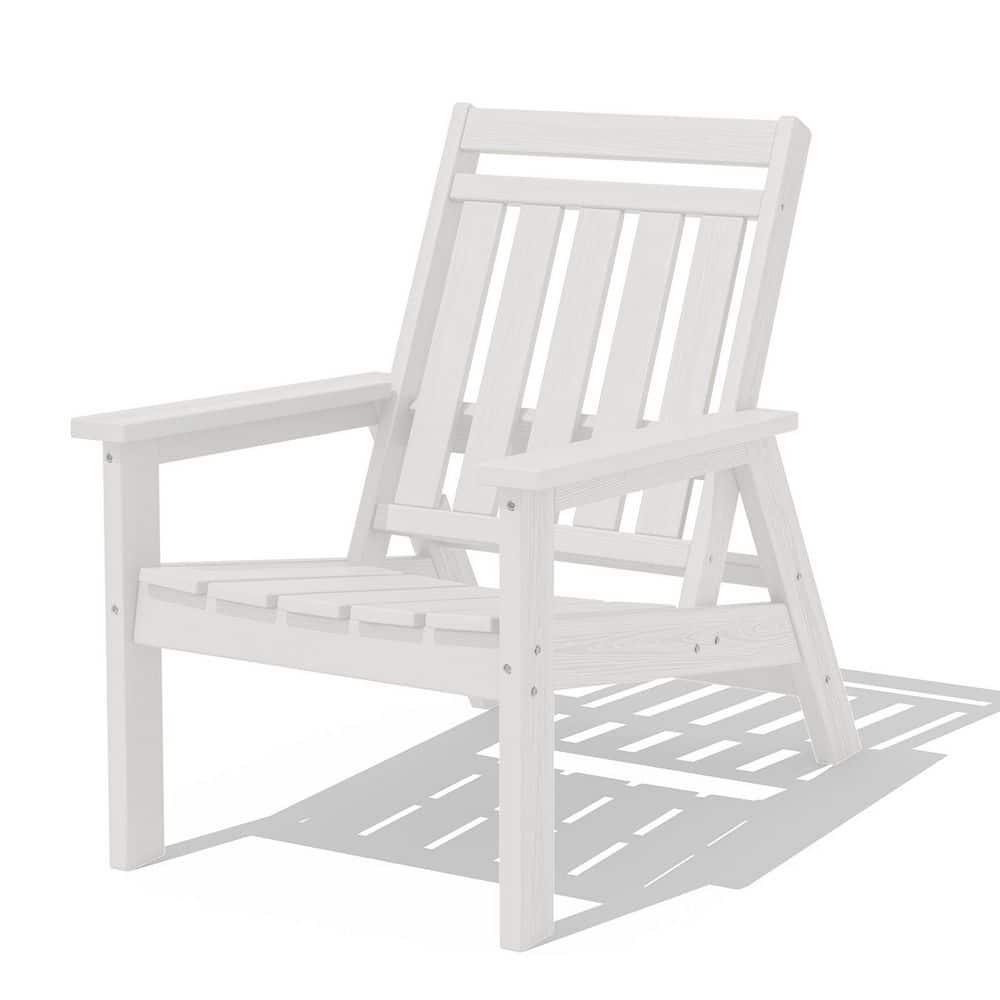 Adjustable White HDPE All Weather Outdoor Adirondack Chair (1-Pack) price history on PriceWatchPro