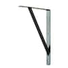 Everbilt 12 In. X 8 In. Black Heavy Duty Shelf Bracket 14337 - The Home ...