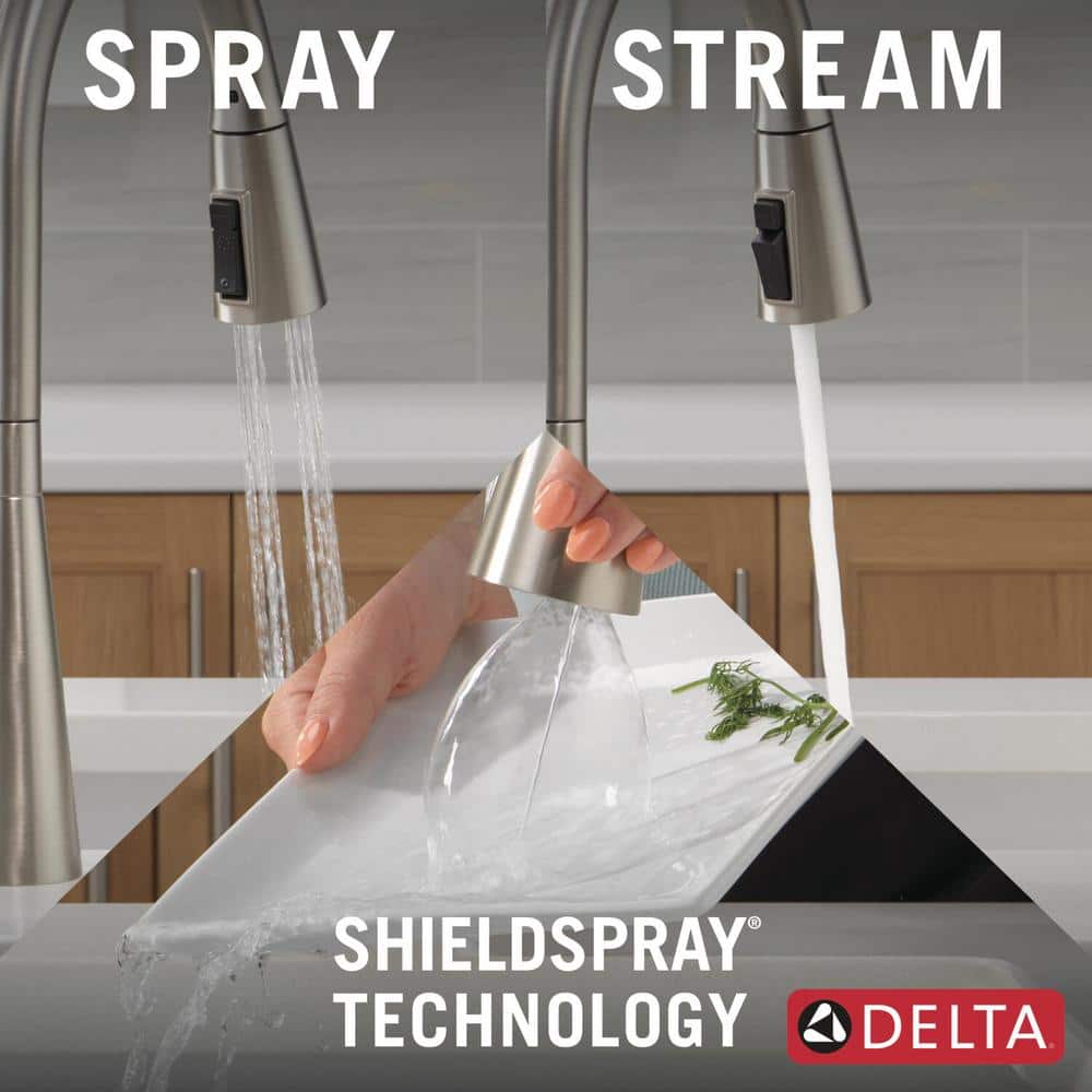 Boyd Stainless Steel Pull Down Kitchen Faucet with Soap Dispenser