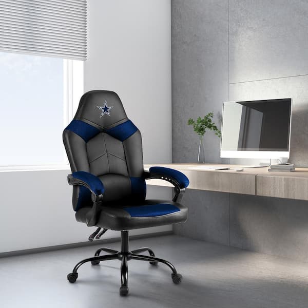 IMPERIAL Dallas Cowboys Black Polyurethane Oversized Office Chair