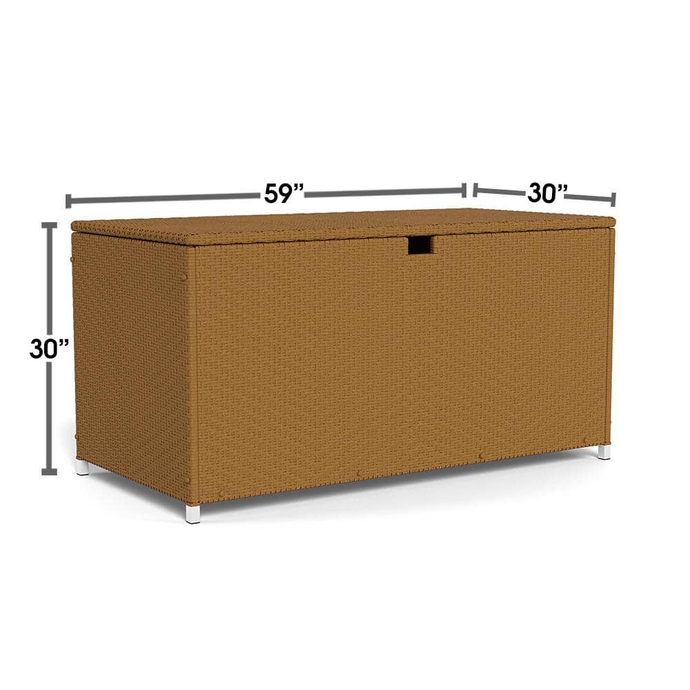 Java Resin Wicker Large Outdoor Storage Deck Box