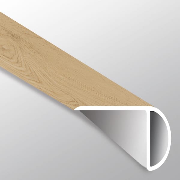 A&A Surfaces Cypress Villa 1 in. T x 2.23 in. W x 94 in. L Luxury Vinyl Overlapping Stair Nose Molding