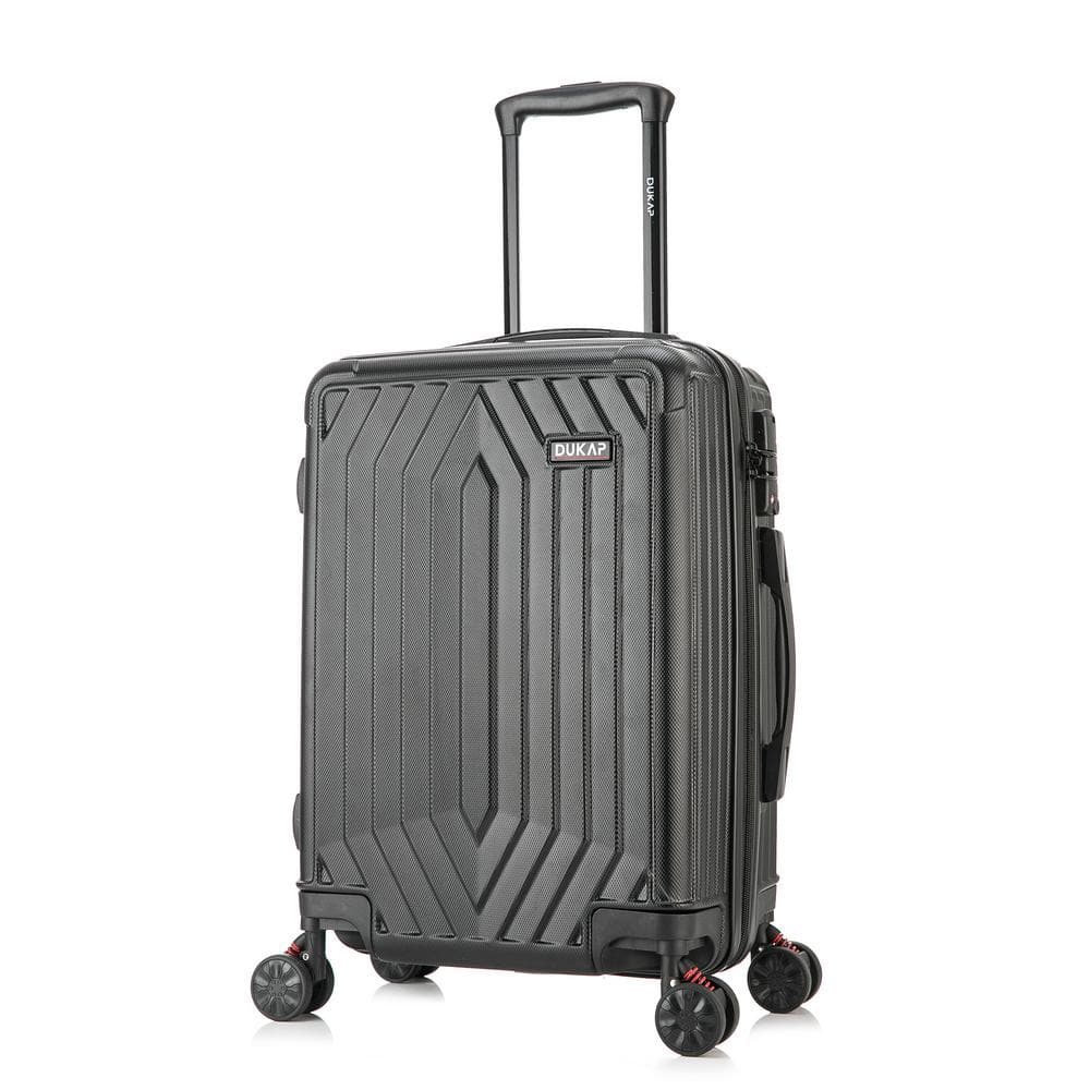 Stratos Lightweight Hardside Spinner 20 in. Carry-On Black