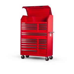 Tech Series 42 in. 20-Drawer Tool Tower in Red