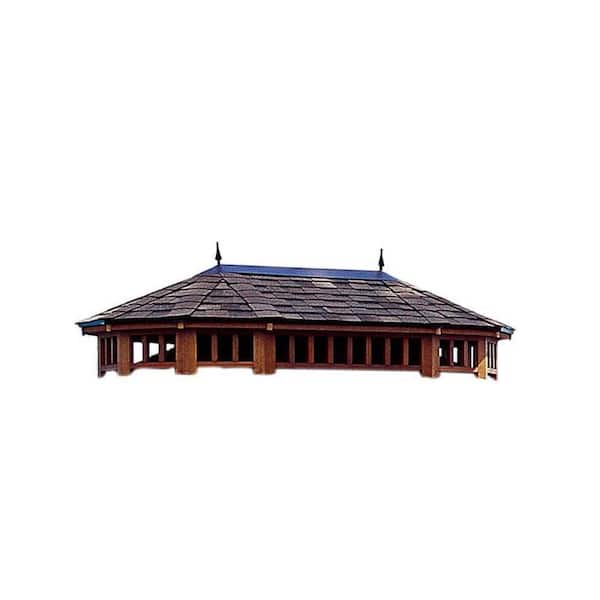 Handy Home Products Monterey 12 ft. x 16 ft. 2-Tier Gazebo Roof