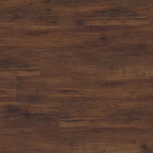 Woodland Antique Mahogany 12 MIL x 7.1 in. W x 48 in. L Click Lock Waterproof Lux Vinyl Plank Flooring (23.8 sqft/case)