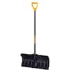 True Temper 38.3 in. Steel Handle Plastic Snow Shovel 1603500
