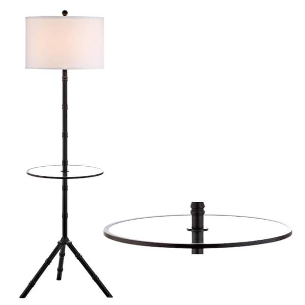 Hall 62 in. Oil Rubbed Bronze Metal End Table Floor Lamp