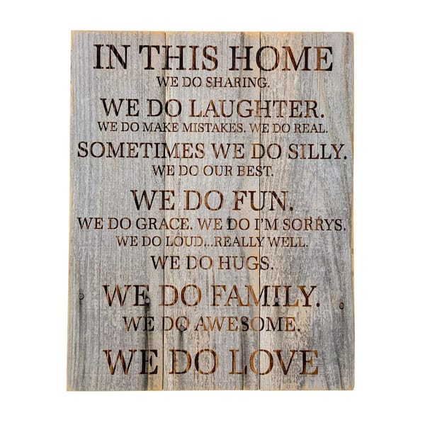 Del Hutson Designs We Do Reclaimed Wood Decorative Sign