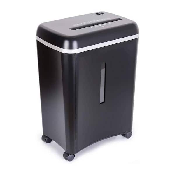 8-Sheet Super Micro Cut High Security Level P-5 Ultra Quiet Paper/Credit Card Home Office Shredder Black