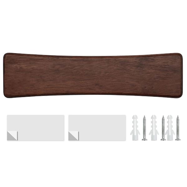 10 in. Acacia Wood Magnetic Knife Holder Wall Mount Knife Storage Rack with Strong Magnet for Kitchen Organization
