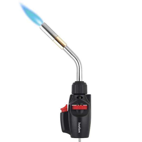 Electric Start Propane Torch With Push Button Trigger Igniter Lighter Heavy Duty 