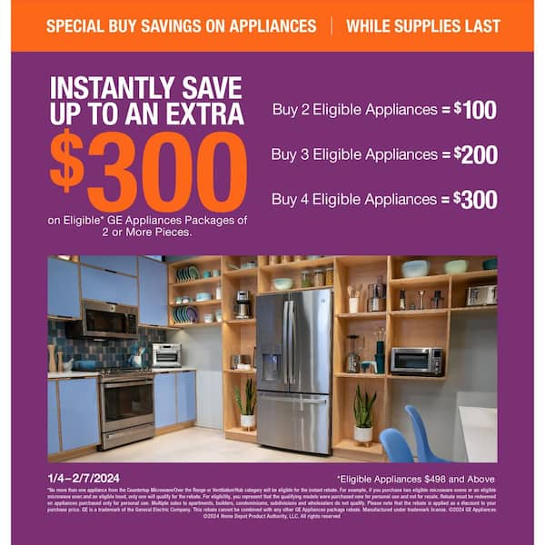 Home depot deals ge double oven