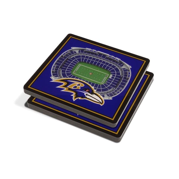 NFL Baltimore Ravens 3D StadiumViews Coasters