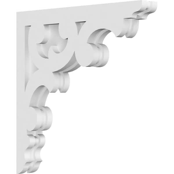 Ekena Millwork 1-7/8 in. x 14 in. x 14 in. PVC Vienna Corbel