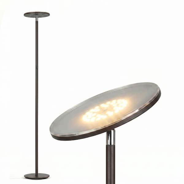 Brightech Sky Flux 67 in. Oil Brushed Bronze Industrial 1-Light