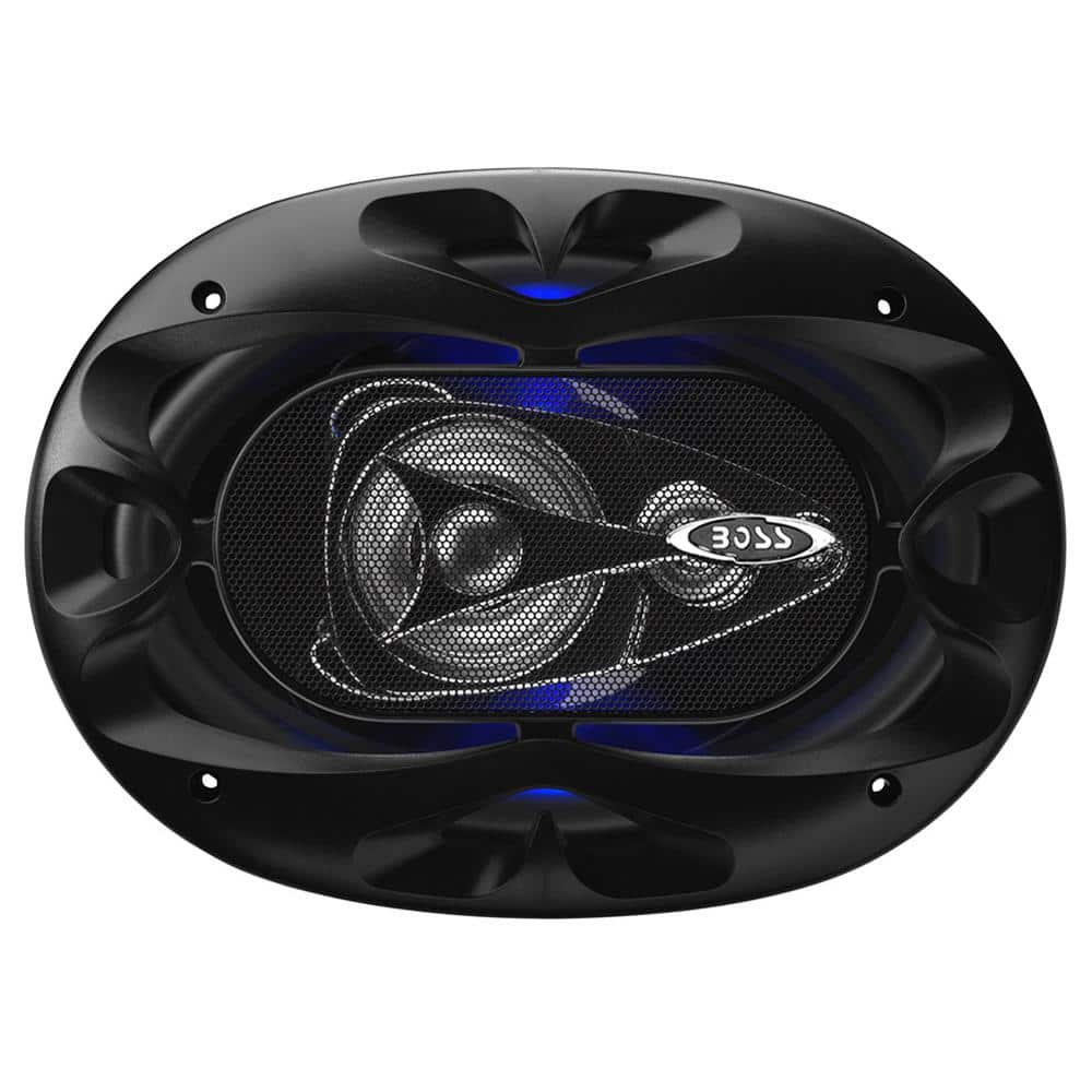 Boss Rage 6 in. x 9 in. 4-Way 500-Watt Full Range Mobile Audio/Video Speake