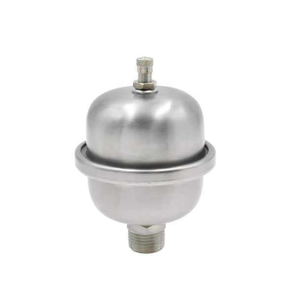 PLUMBFLEX 2 gal. Mini Thermal Expansion Tank 304-Stainless Steel for Tankless or Point-of-Use Water Heaters