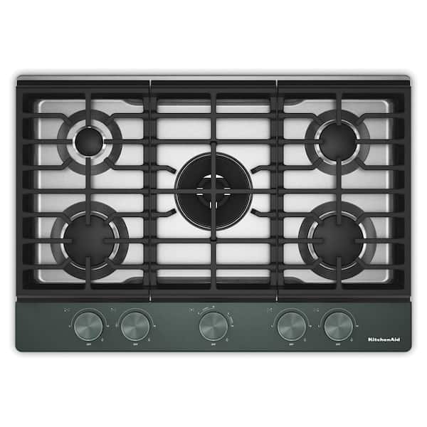 30 in. 5 Burners Gas Cooktop in Juniper with Integrated Wok Grate