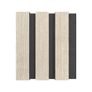 4.6 in. x 4.7 in. x 0.875 in. White Walnut Style Square Edge MDF Decorative Acoustic Wall Panel (Sample/0.15 Sq. Ft.)