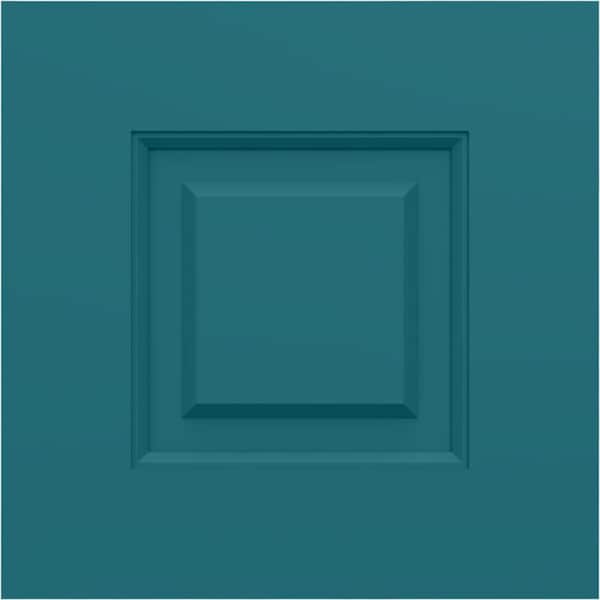 Ekena Millwork 12 in. W x 12 in. H EnduraCore Composite Raised Panel Shutters Sample, Antigua