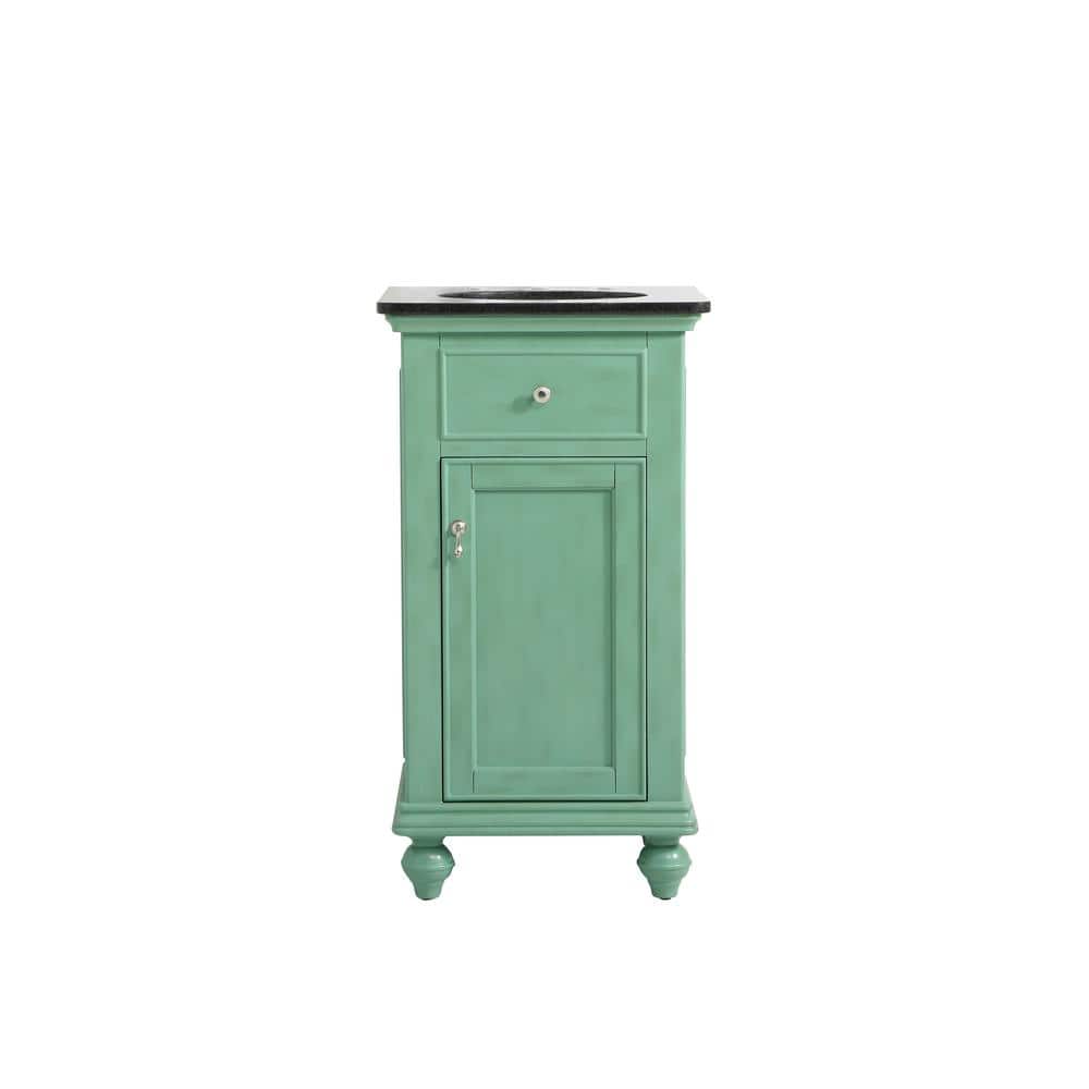 Simply Living 19 in. W x 19 in. D x 35 in. H Bath Vanity in Vintage Mint wi