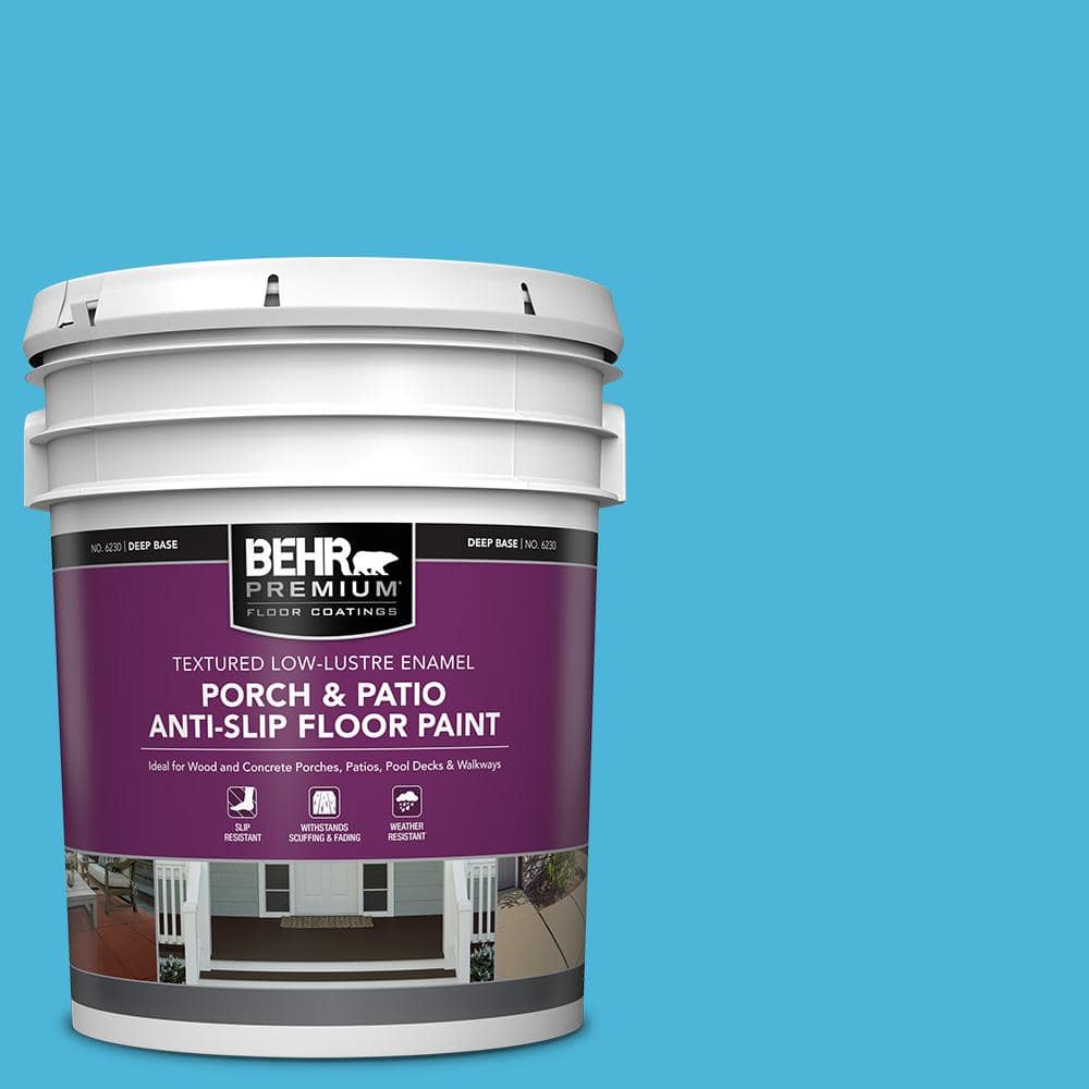 5 gal. #P490-4 Aztec Sky Textured Low-Lustre Enamel Interior/Exterior Porch and Patio Anti-Slip Floor Paint price history on PriceWatchPro