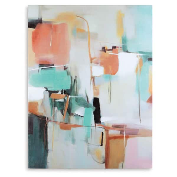 Langward 1 Piece Unframed Abstract Art Print 47 in. x 36 in.