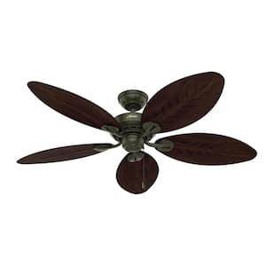 Bayview 54 in. Indoor/Outdoor Provencal Gold Ceiling Fan For Patios or Bedrooms